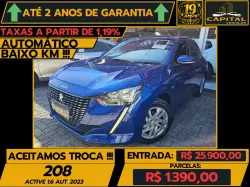 PEUGEOT 208 1.6 16V 4P FLEX ACTIVE AUTOM�TICO