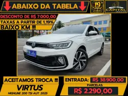 VOLKSWAGEN Virtus 1.0 4P 200 TSI FLEX HIGHLINE AUTOMÁTICO