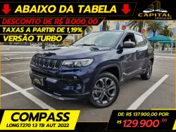 JEEP Compass 1.3 16V 4P FLEX LONGITUDE T270 TURBO AUTOMTICO