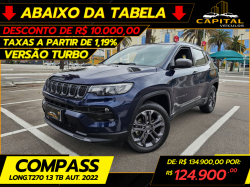 JEEP Compass 1.3 16V 4P FLEX LONGITUDE T270 TURBO AUTOMTICO
