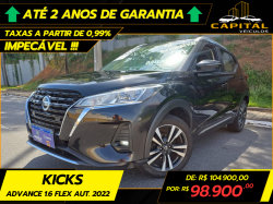 NISSAN Kicks 1.6 16V 4P FLEXSTART ADVANCE XTRONIC AUTOMTICO CVT