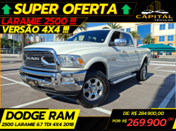 RAM 2500 6.7 I6 24V SLT CABINE DUPLA TURBO DIESEL LARAMIE 4X4 AUTOMTICO