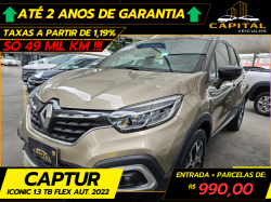 RENAULT Captur 1.3 16V 4P FLEX TCE ICONIC TURBO X-TRONIC AUTOMTICO CVT