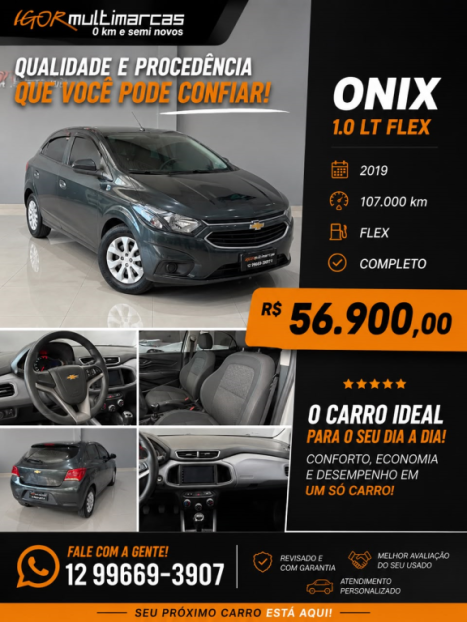 CHEVROLET Onix Hatch 1.0 12V 4P FLEX LT, Foto 1