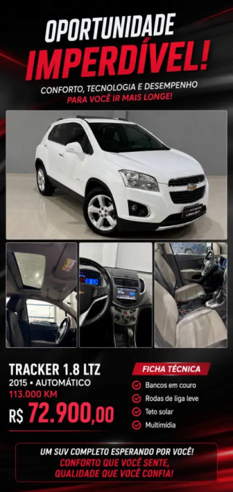CHEVROLET Tracker 1.8 16V 4P FLEX LTZ AUTOM�TICO, Foto 1