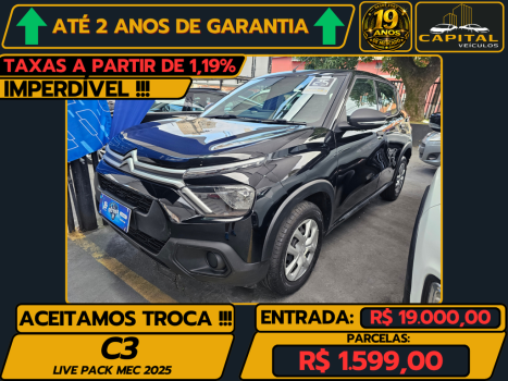 CITROEN C3 1.0 12V 4P FLEX FIREFLEY LIVE PACK, Foto 1