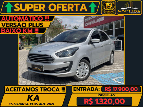 FORD Ka + Sedan 1.5 12V 4P FLEX TI-VCT SE AUTOM�TICO, Foto 1