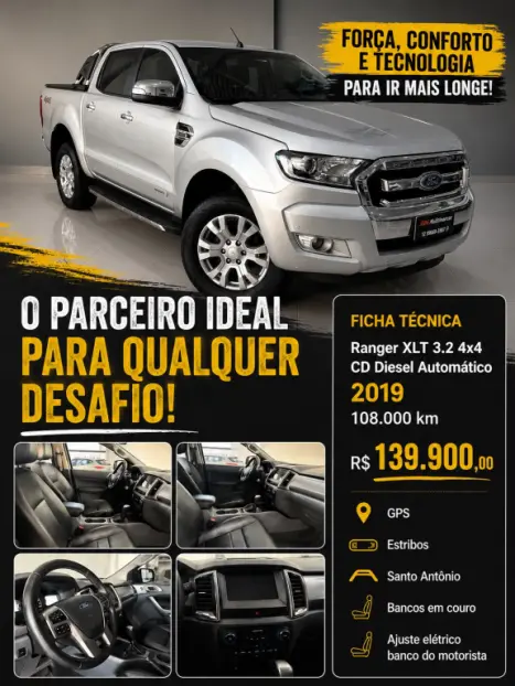 FORD Ranger 3.2 20V XLT 4X4 CABINE DUPLA TURBO DIESEL AUTOM�TICO, Foto 1