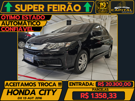 HONDA City Sedan 1.5 16V 4P DX FLEX AUTOM�TICO, Foto 1