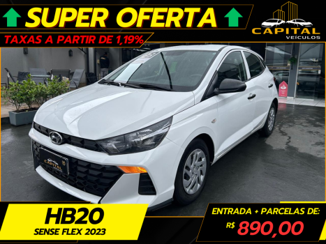 HYUNDAI HB 20 Hatch 1.0 12V 4P FLEX SENSE, Foto 1 HYUNDAI HB 20 Hatch 1.0 12V 4P FLEX SENSE, Foto 1