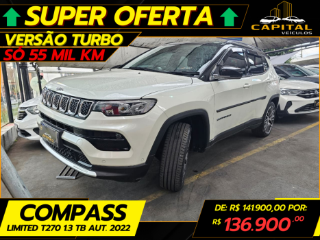 JEEP Compass 1.3 16V 4P FLEX LIMITED T270 TURBO AUTOM�TICO, Foto 1