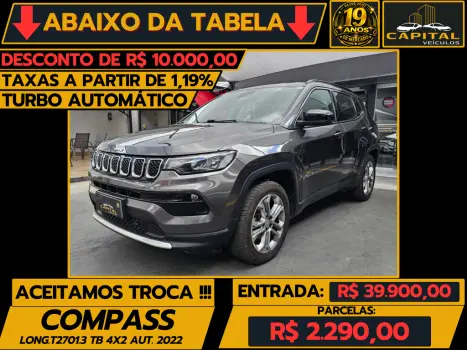 JEEP Compass 1.3 16V 4P FLEX LONGITUDE 80 ANOS T270 TURBO AUTOM�TICO, Foto 1