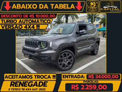 JEEP Renegade 1.3 16V 4P FLEX T270 S 4X4 TURBO AUTOM�TICO, Foto 1