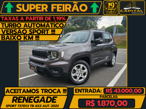 JEEP Renegade 1.3 16V 4P FLEX T270 TURBO AUTOM�TICO, Foto 1