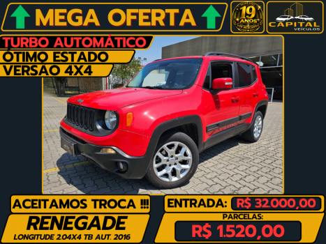 JEEP Renegade 2.0 16V 4P TURBO DIESEL LONGITUDE 4X4 AUTOM�TICO, Foto 1