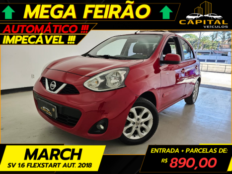 NISSAN March 1.6 16V 4P SV FLEX AUTOMÁTICO CVT, Foto 1 NISSAN March 1.6 16V 4P SV FLEX AUTOMÁTICO CVT, Foto 1