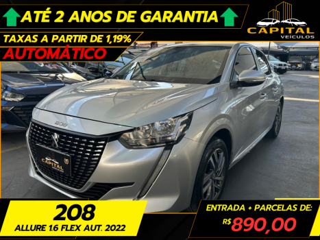 PEUGEOT 208 1.6 16V 4P FLEX ALLURE AUTOMÁTICO, Foto 1 PEUGEOT 208 1.6 16V 4P FLEX ALLURE AUTOMÁTICO, Foto 1