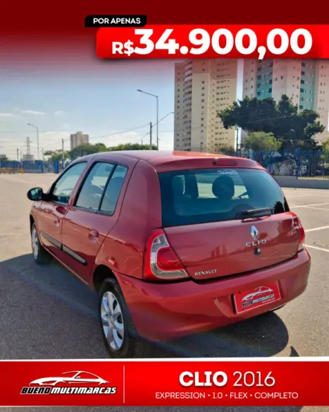 RENAULT Clio Hatch 1.0 16V 4P FLEX AUTHENTIQUE, Foto 3