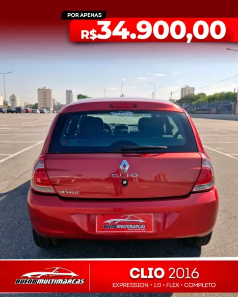 RENAULT Clio Hatch 1.0 16V 4P FLEX AUTHENTIQUE, Foto 4