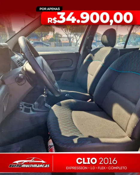 RENAULT Clio Hatch 1.0 16V 4P FLEX AUTHENTIQUE, Foto 5