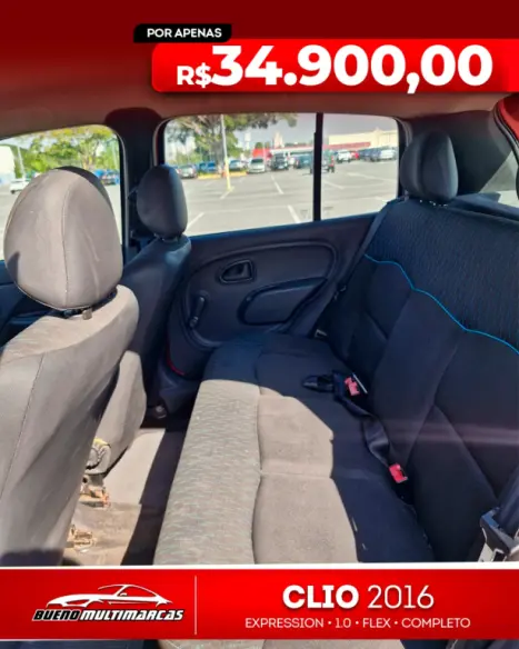 RENAULT Clio Hatch 1.0 16V 4P FLEX AUTHENTIQUE, Foto 6