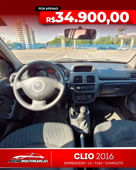 RENAULT Clio Hatch 1.0 16V 4P FLEX AUTHENTIQUE, Foto 7