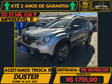 RENAULT Duster 1.6 16V 4P FLEX SCE ICONIC X-TRONIC AUTOM�TICO, Foto 1