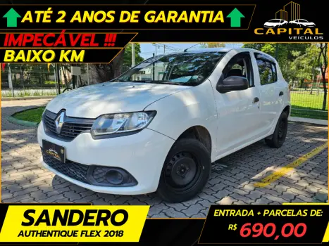 RENAULT Sandero 1.0 12V 4P FLEX SCE AUTHENTIQUE, Foto 1