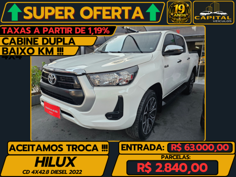 TOYOTA Hilux Caminhonete 2.8 16V 4P SR 4X4 DIESEL CABINE DUPLA AUTOM�TICO, Foto 1