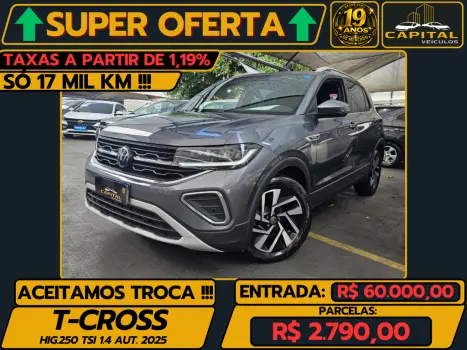 VOLKSWAGEN T-Cross 1.4 4P 250 TSI FLEX HIGHLINE AUTOM�TICO, Foto 1