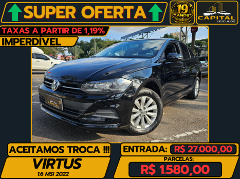VOLKSWAGEN Virtus 1.6 4P MSI FLEX AUTOM�TICO, Foto 1