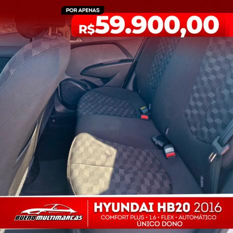 HYUNDAI HB 20 Hatch 1.6 16V 4P FLEX COMFORT PLUS AUTOMTICO, Foto 10
