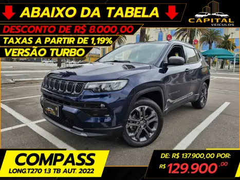 JEEP Compass 1.3 16V 4P FLEX LONGITUDE T270 TURBO AUTOMTICO, Foto 1