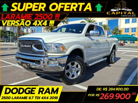 RAM 2500 6.7 I6 24V SLT CABINE DUPLA TURBO DIESEL LARAMIE 4X4 AUTOMTICO, Foto 1