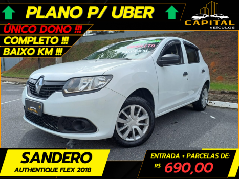 RENAULT Sandero 1.0 12V 4P FLEX SCE AUTHENTIQUE, Foto 1