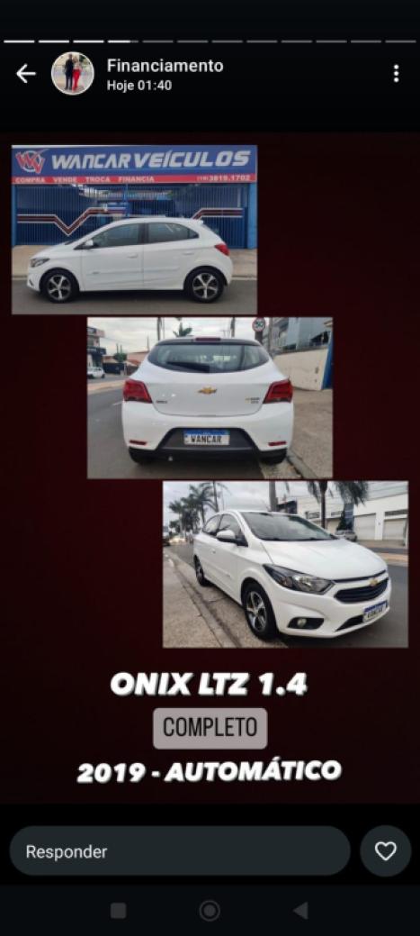 CHEVROLET Onix Hatch 1.4 4P FLEX LTZ AUTOM�TICO, Foto 7