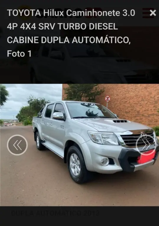 TOYOTA Hilux Caminhonete - Foto