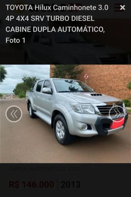 TOYOTA Hilux Caminhonete - Foto
