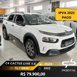 CITROEN C4 Cactus 1.6 16V 4P 120 VTI FLEX LIVE BUSINESS AUTOMTICO