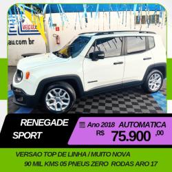 JEEP Renegade 1.8 16V 4P FLEX SPORT AUTOMÁTICO JEEP Renegade 1.8 16V 4P FLEX SPORT AUTOMÁTICO