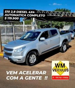 CHEVROLET S10 2.8 16V LT CABINE DUPLA TURBO DIESEL AUTOMTICO