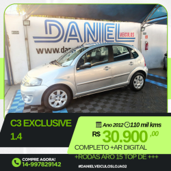 CITROEN C3 1.4 4P EXCLUSIVE FLEX