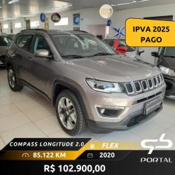 JEEP Compass 2.0 16V 4P LONGITUDE FLEX AUTOMTICO