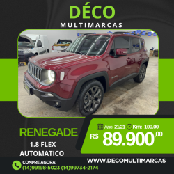 JEEP Renegade 1.8 16V 4P FLEX LONGITUDE AUTOMTICO