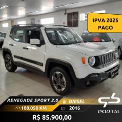 JEEP Renegade 2.0 16V 4P TURBO DIESEL SPORT 4X4 AUTOMTICO