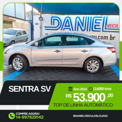 NISSAN Sentra 2.0 16V 4P SV FLEX AUTOMTICO CVT