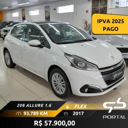 PEUGEOT 208 1.6 16V 4P FLEX ALLURE AUTOMTICO