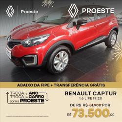 RENAULT Captur 1.6 16V 4P FLEX SCE LIFE X-TRONIC CVT