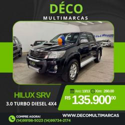 TOYOTA Hilux Caminhonete 3.0 4P 4X4 SRV TURBO DIESEL CABINE DUPLA LIMITED EDITION AUTOMTICO