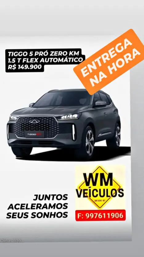 CHERY Tiggo 5X Pro 1.5 16V 4P VVT TURBO iFLEX AUTOM�TICO CVT, Foto 1